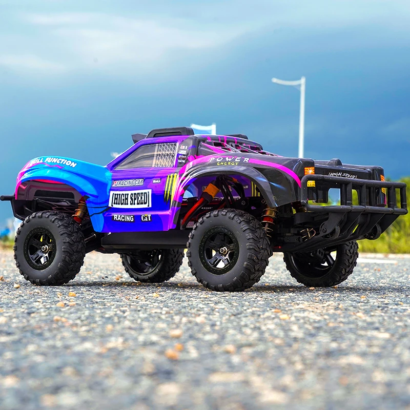 JJRC-C8826 X Flash 1:10 4WD RC Auto Grote Borstelloze Simulatie Afstandsbediening Hoge Snelheid Korte Vrachtwagen Off Road Voertuig Model Gift