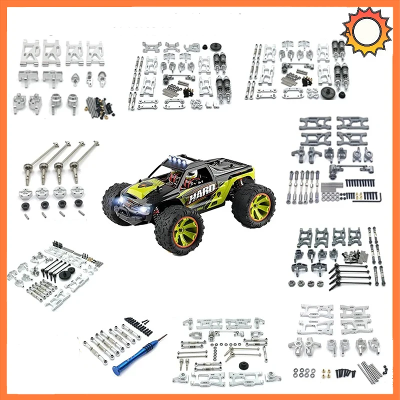 WLtoys 124007 124017 124019 144001 144002 RIaarIo XDKJ-001 006 AM-X12 RC Car Parts Metal Upgrade and Modification Accessories