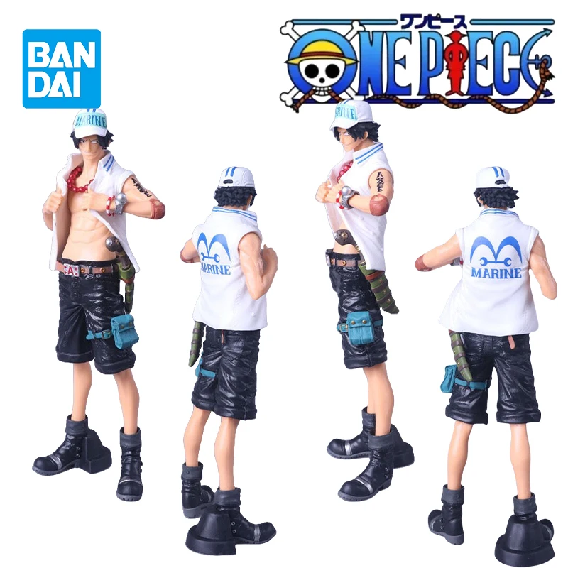 

Original Bandai One Piece KING OF ARTIST Navy Ace Anime Figures Model Trendy Toys Boys Girls Birthday Gifts Collectible Desktop