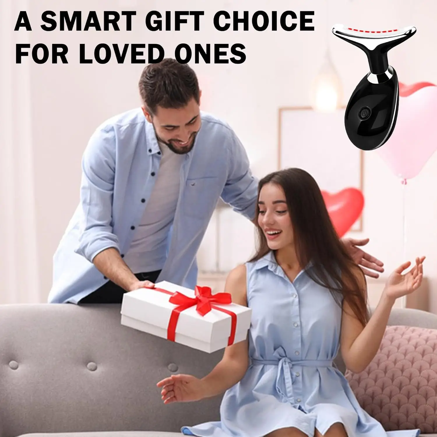 7 ألوان المضادة للتجاعيد مدلك الوجه الرقبة الوجه جهاز تجميل الجلد تشديد جهاز شد الوجه تقليل الذقن المزدوجة أداة العناية بالبشرة #6