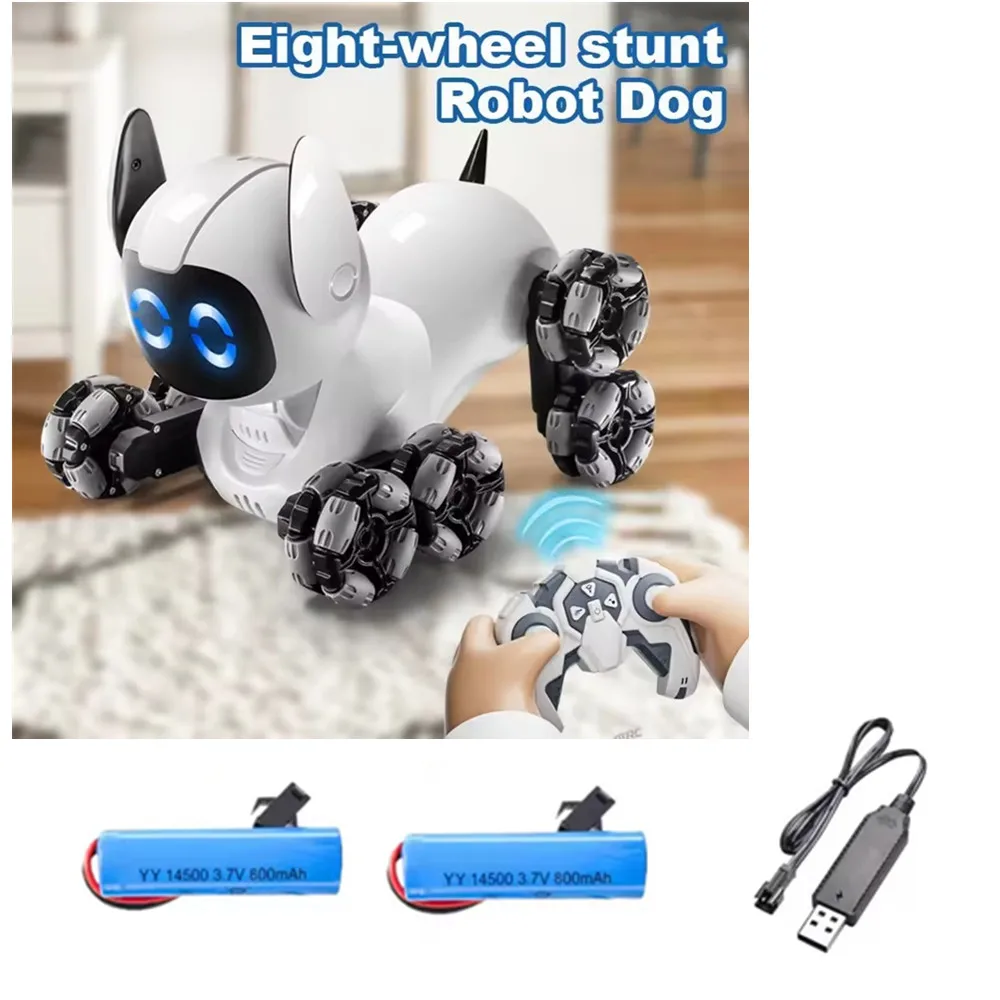 Y9 8WD RC Robot Dog Battery 3.7V 800mah SM-2P Plug /USB charging cable /  Use For: 4D-Y9