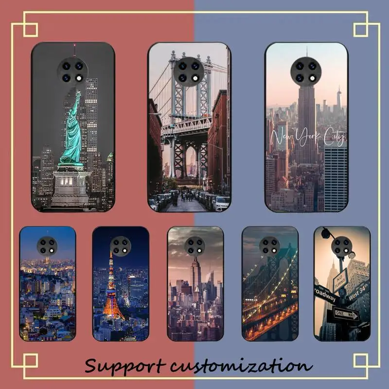 city view night view Phone Case for Redmi Note 8 7 9 4 6 pro max T X 5A 3 10 lite pro