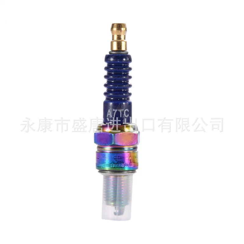 

Blue A7tc 1 Motorcycle Spark Plug 50cc 70cc 90cc 110cc Ignition Plug Motorcycle