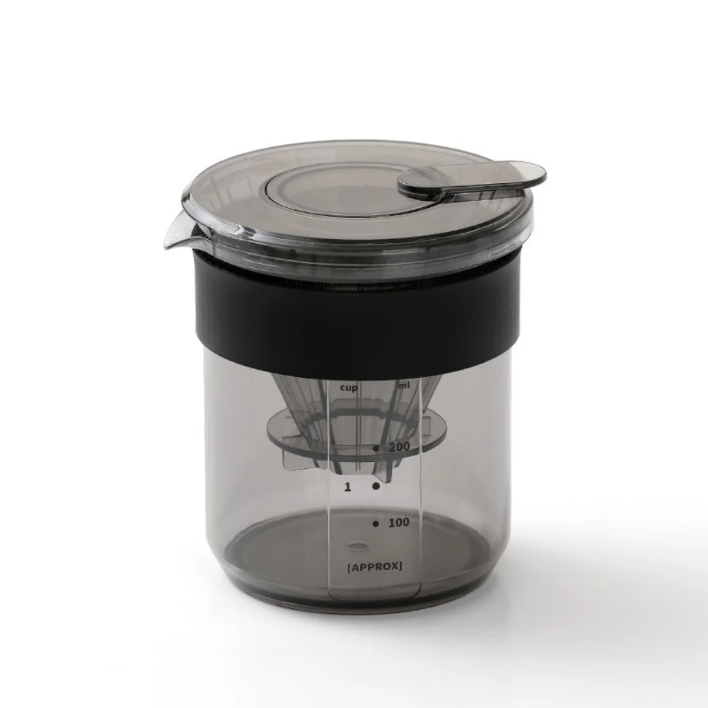 

Кофеварка для кемпинга с весами, для кофе среднего помола, из боросиликатного стекла, легко моется