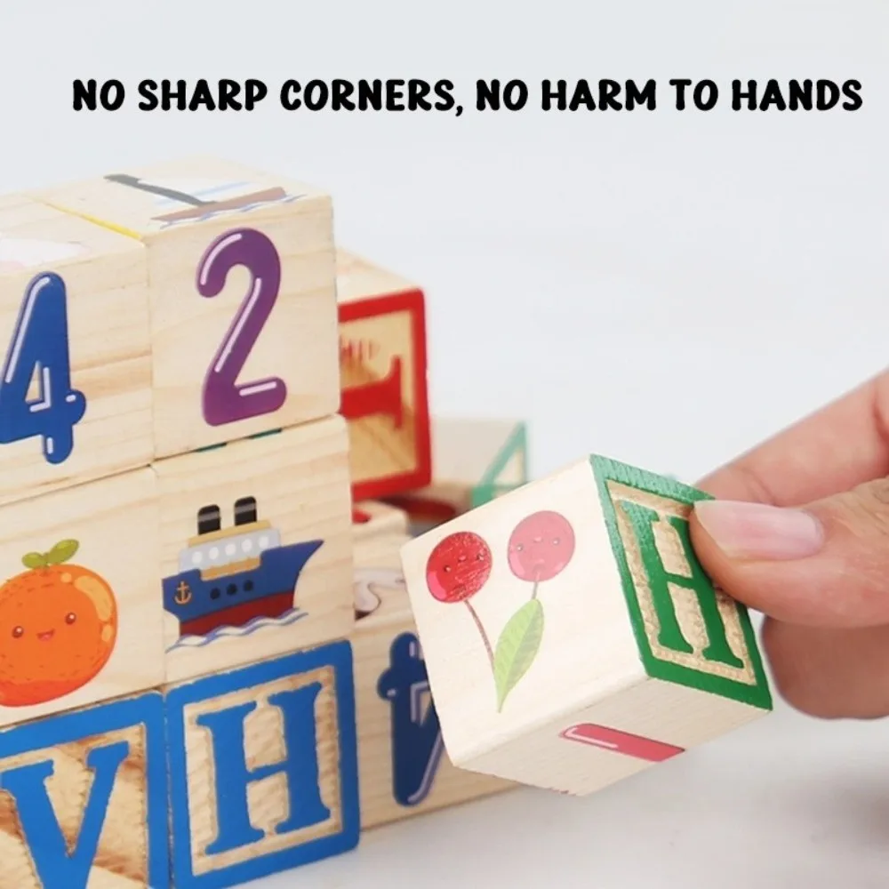 Alfabeto Impilabile Lettera Giocattoli cognitivi Giocattolo sensoriale multifunzionale Cubo Gioco impilabile Blocchi per stampaggio a 27 grani