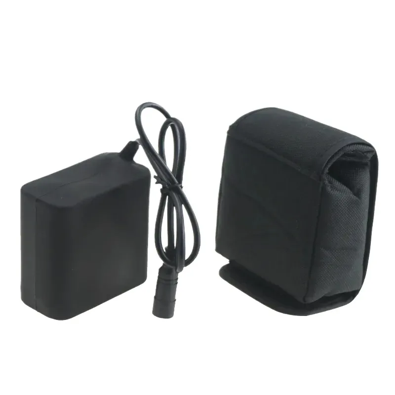 For AIMIHUO Headlight Backup 20800/24000mAh 8.4V Battery Pack 8x18650 Li-ion Rechargeable Battery with Waterproof Silicone Case