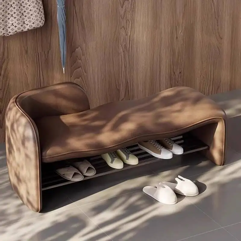Clothing Luxury Designer Shoe Cabinet Bedroom Slippers Modern Shoe Shelf Headboards Bench Box Makeup Gabinete Entrance Furniture