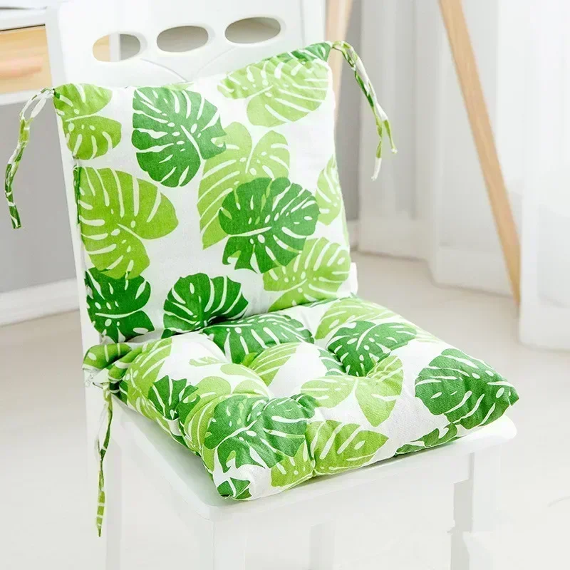 One-piece chair cushion Sofa Cotton Thick Cushion Bedroom Warm Dining Chair Printed Cushions Chair Home Decorative Cushion