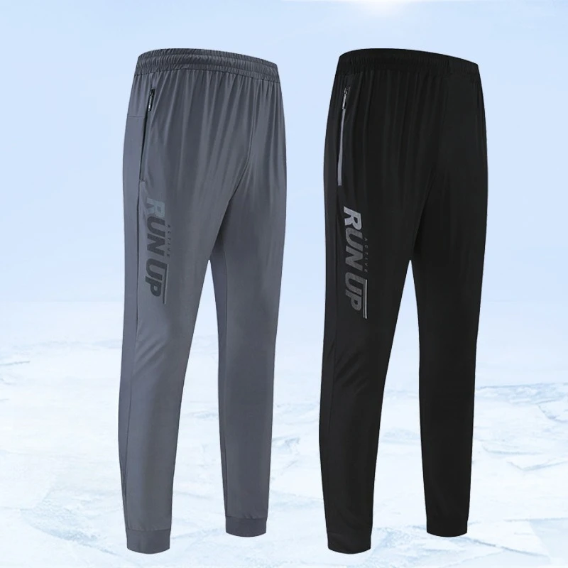 

Мужские спортивные брюки для зала и бега 2026 года: быстросохнущие, высокоэластичные, с полосками для ночного бега и марафонских тренировок