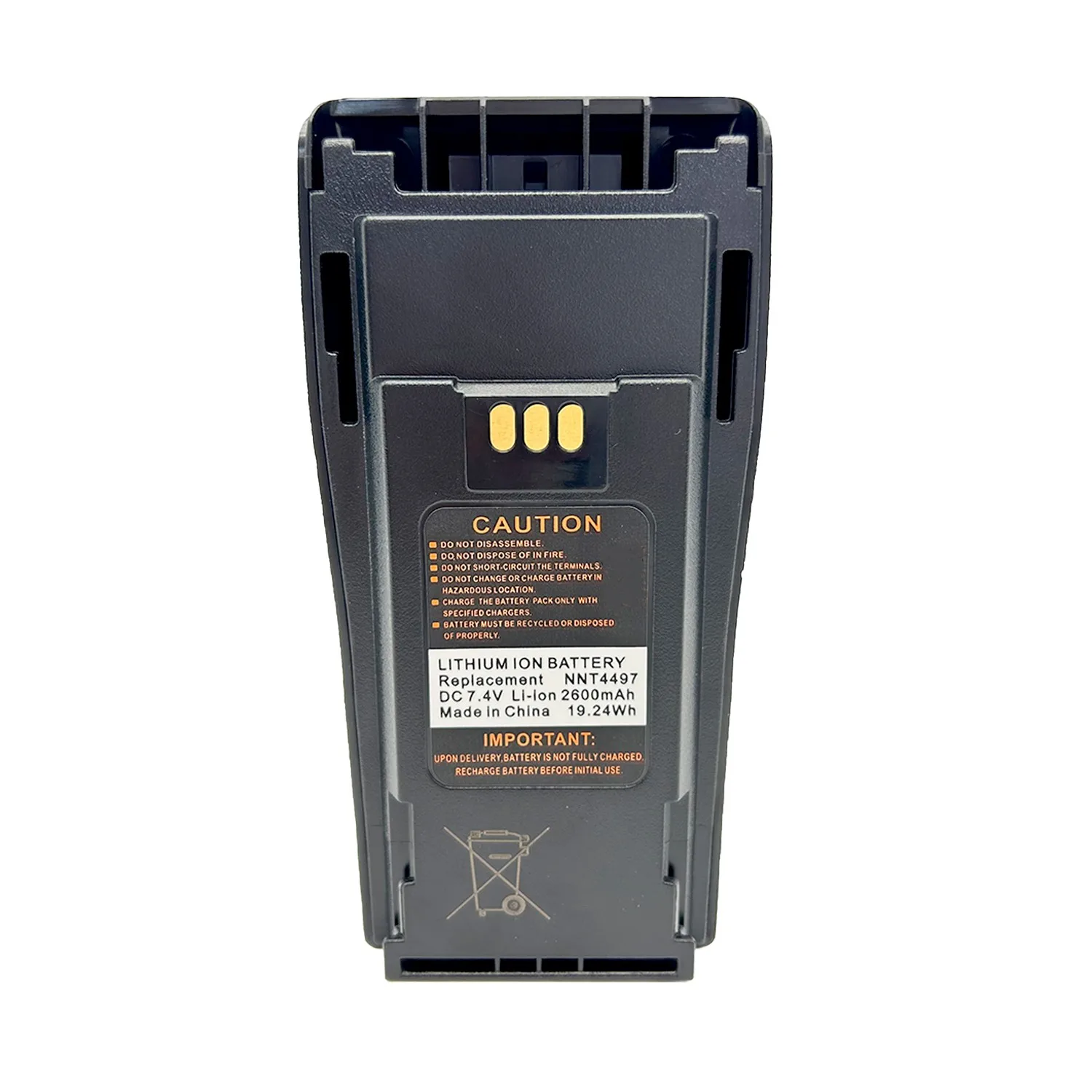 

NNTN4497 2600mAh Rechargable Li-ion Battery High Capacity For DEP450 CP140 CP040 CP200 CP380 EP450 CP180 GP3688 PR400 Radios