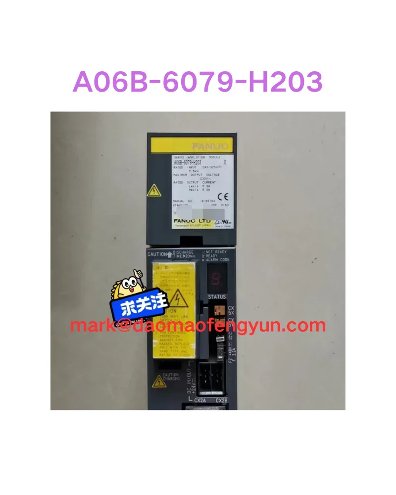 

A06B-6079-H203 Used servo drive test ok