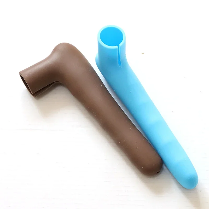 L-shaped Solid Color Thickened Silicone Door Handle Cover Home Child Baby Anti-collision Door Handle Protective Cover Protector