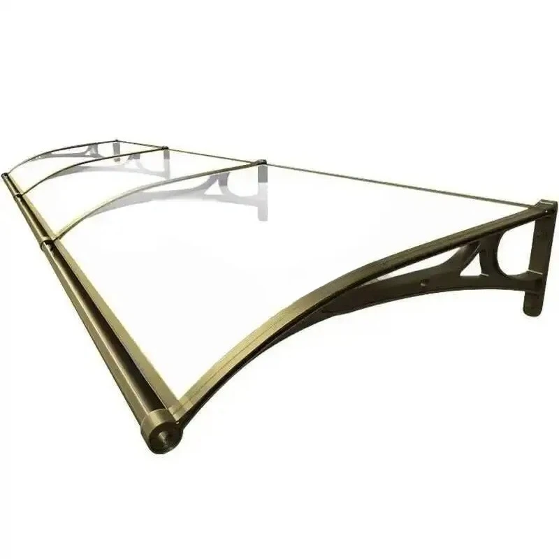 Rainproof Pergola Transparent Plate Awning Garden Pavilion Nordic Home Window Courtyard Eaves Large Sink Aluminum Alloy Gazebos