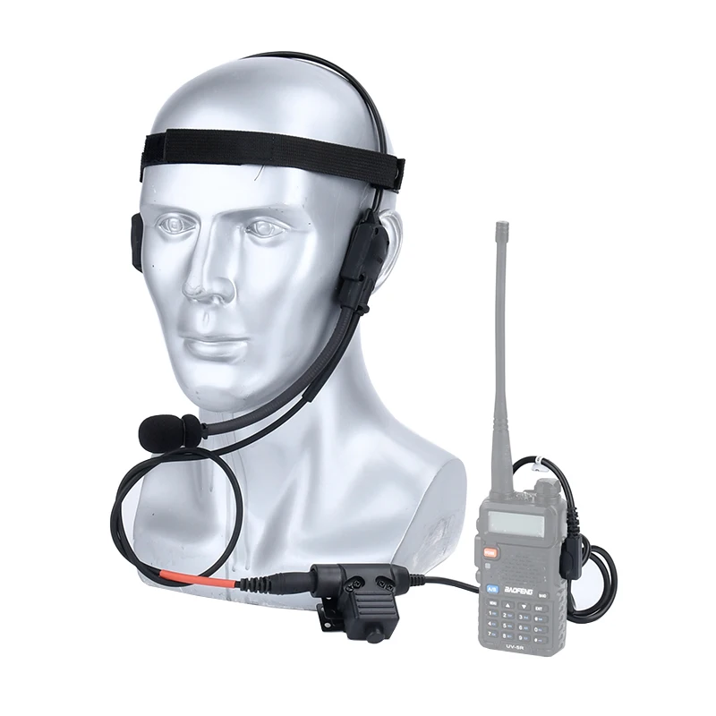 WADSN Tactics True Bone Conduction Earphones MH180-V Hunting game headphones For Interface 7.0PLUG PTT view 6