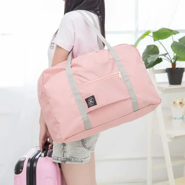 Kobiety Mężczyźni Przechowywanie podróżne Organizer do pakowania ubrań Składane torby podróżne Nylonowa torba o dużej pojemności Bagaż Wodoodporne torebki