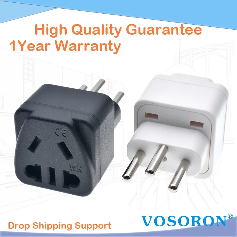 EU to Switzerland Plug Adapter 10A Type-J China Australia New Zealands to Swiss Converter For Travel Charge Mobile Phone Camera
