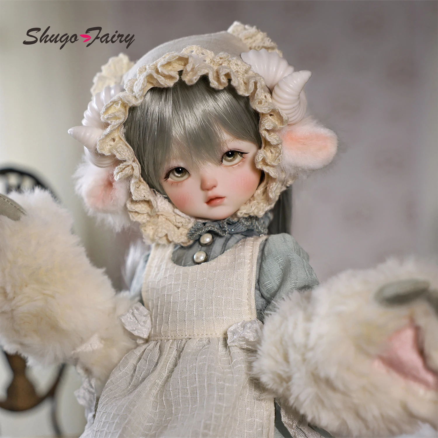 Shugafairy Damita 1/6 Shepherdess BJD Doll - Pastoral Fairy Sweet Innocent Face Ball Jointed Resin Art Figure Full Set
