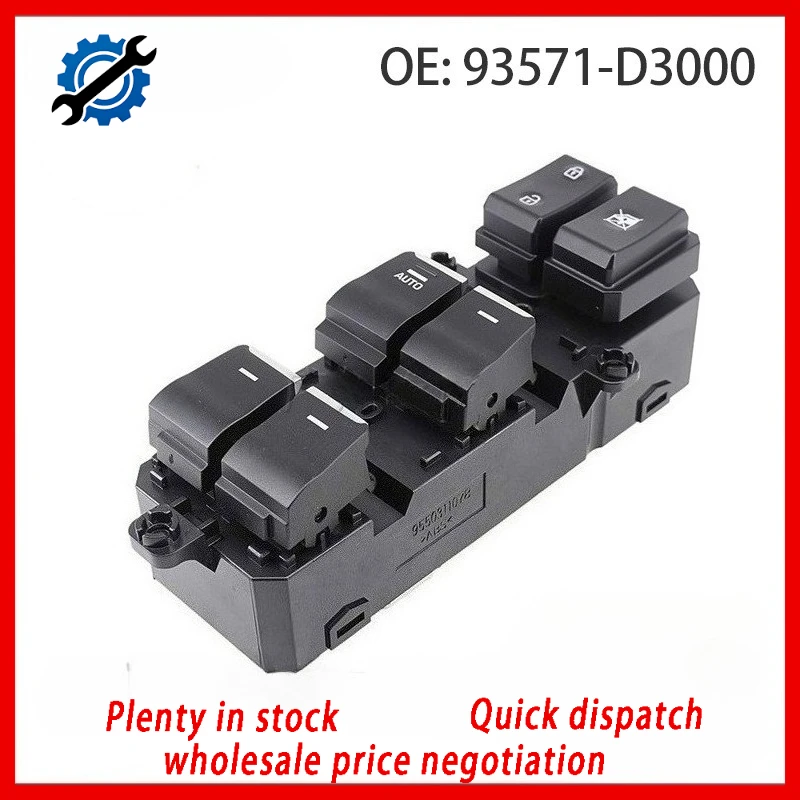 93571-D3000 Driver Side Power Window Master Switch for Hyundai Tucson 2016 2017 2018 OE 93571-D3050 93571-D3040 93570-D3061