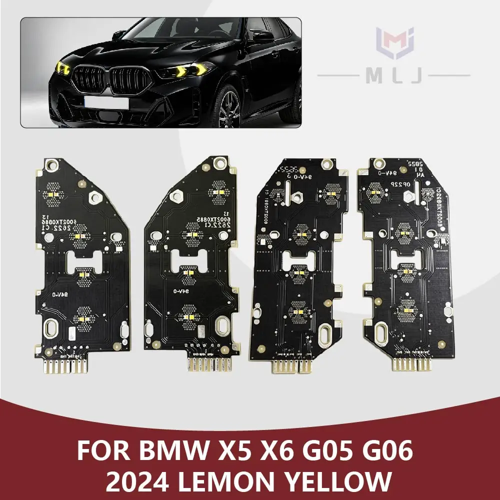 

Angel Eye Board For 2024-2026 BMW X5 X6 G05 G06 G18 Lemon Yellow Light Source Chip Headlight LED Module DRL Chip Car Accessories