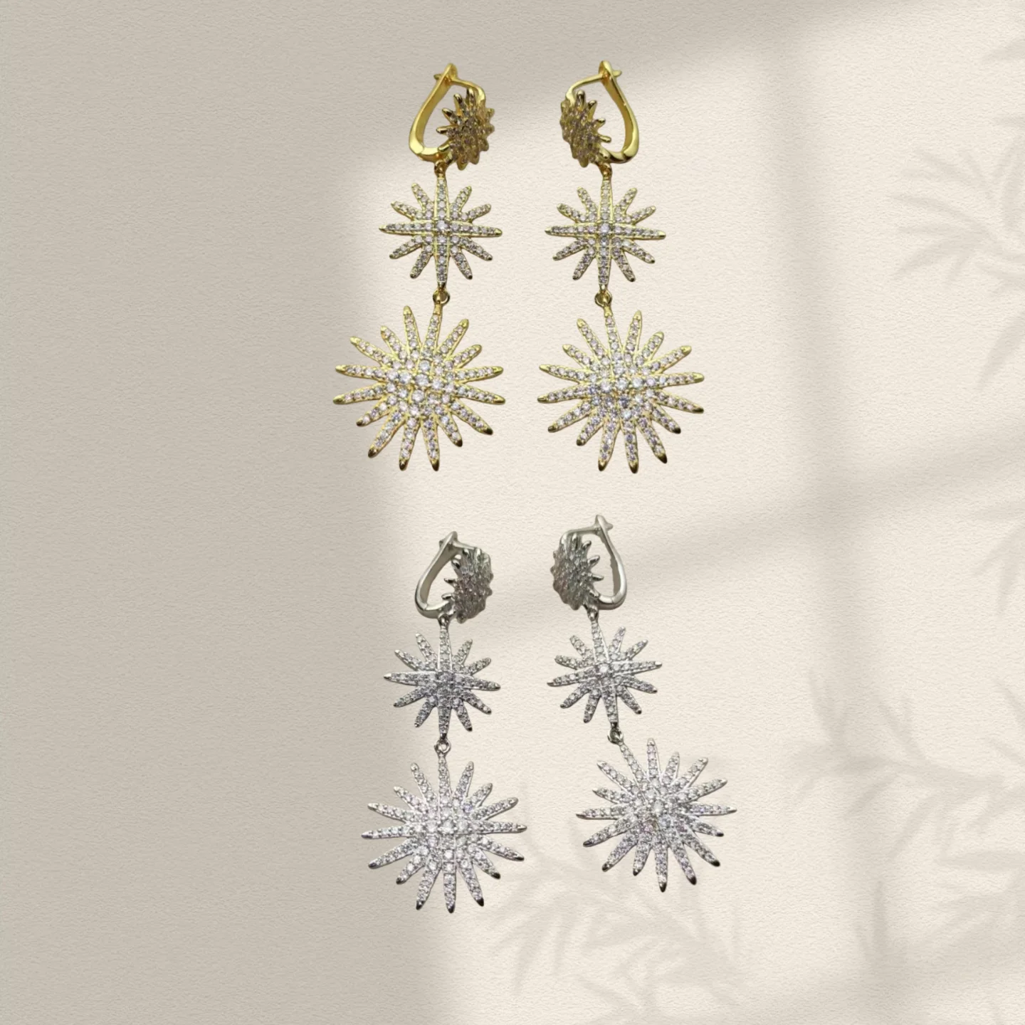 

YK 2025 New Long Sunflower Meteor Earrings Unisex Classic Fashion Retro Trend Luxury Jewelry Party Gift