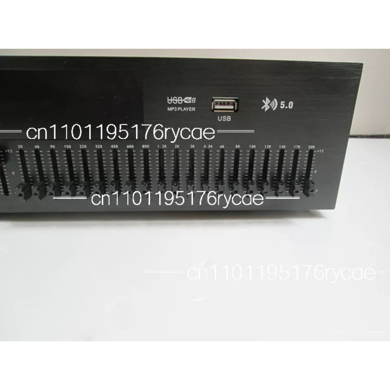 

Remote control lossless high-medium bass home dual 40-band EQ Bluetooth card stereo equalizer