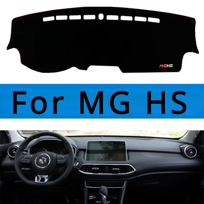 For MG HS EHS PHEV 2018 2019 2021 2022 2023 2024 Car Dashboard Cover Dash Mat Sun Shade Instrument Desk Non-slip Pad Accessories