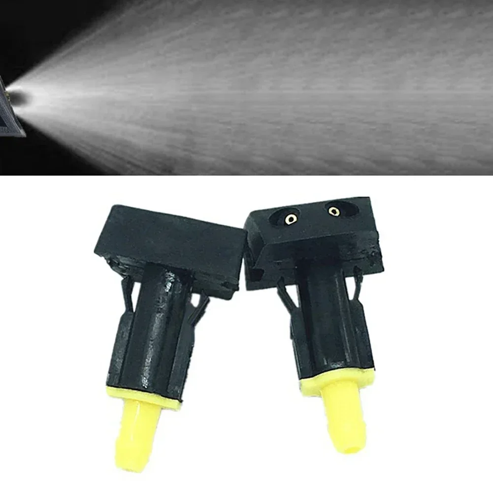 2Pcs Car Front Windshield Washer Wiper Water Spray Nozzle For Nissan TIIDA Auto Accessories Windshield Wiper Washer Spray Nozzle