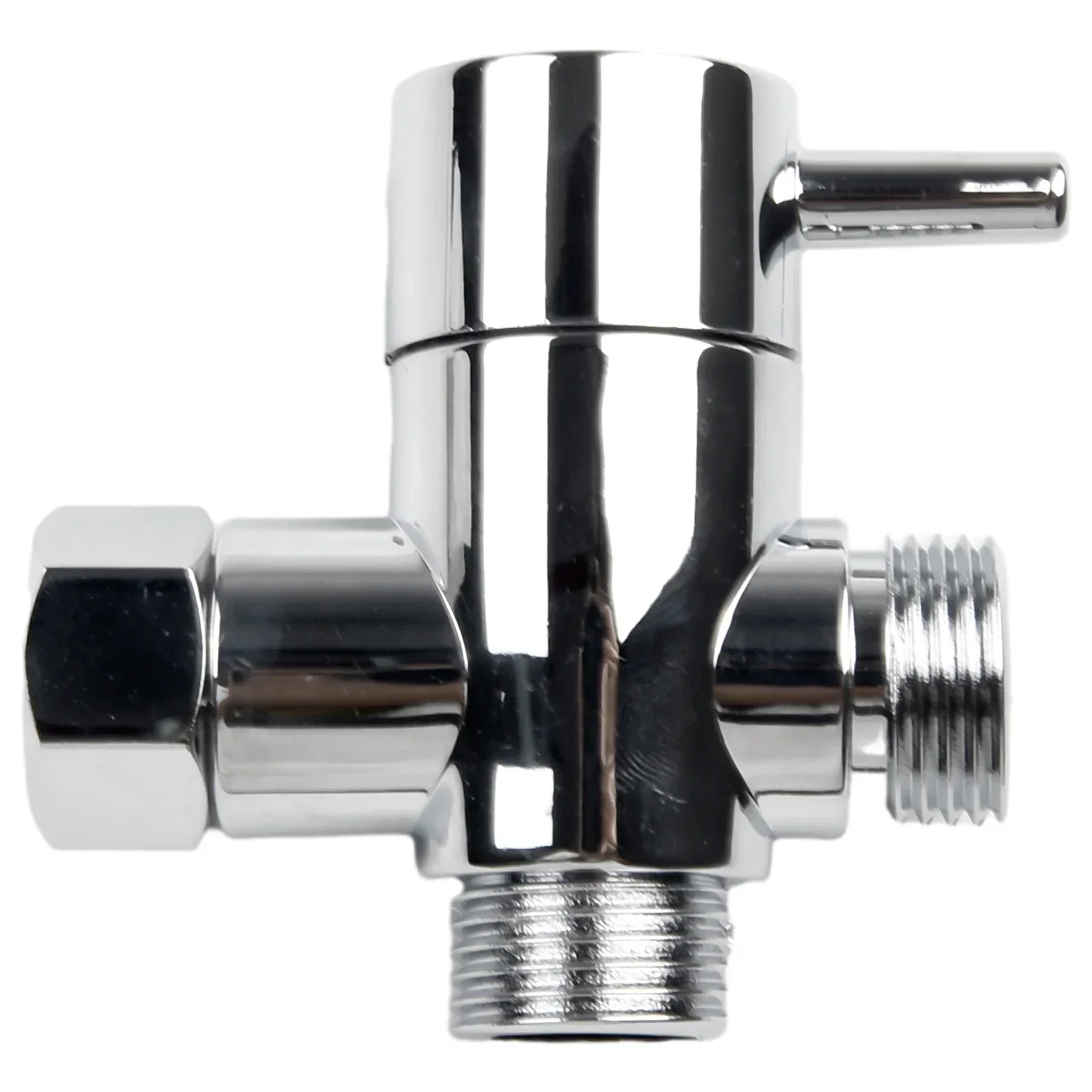 

3 Way On/Off Faucet 1/2 Valve T-Adapter Shower Diverter Valve Shower Faucet Connector Diverter Bathroom Accessories