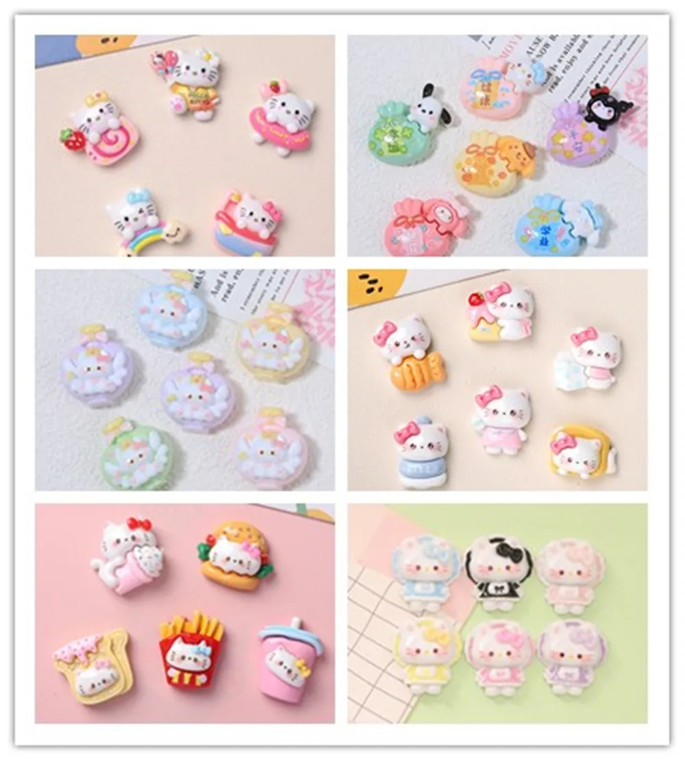 100Pcs Resin Kawaii… - image