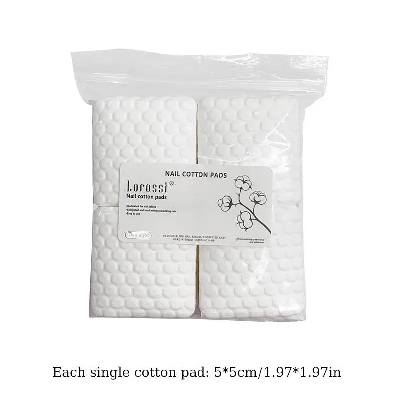 200/500 pezzi tampone di cotone per unghie rimozione smalto gel pulito tovaglioli per manicure salviette senza pelucchi detergente in cotone tamponi di carta strumento per vernici