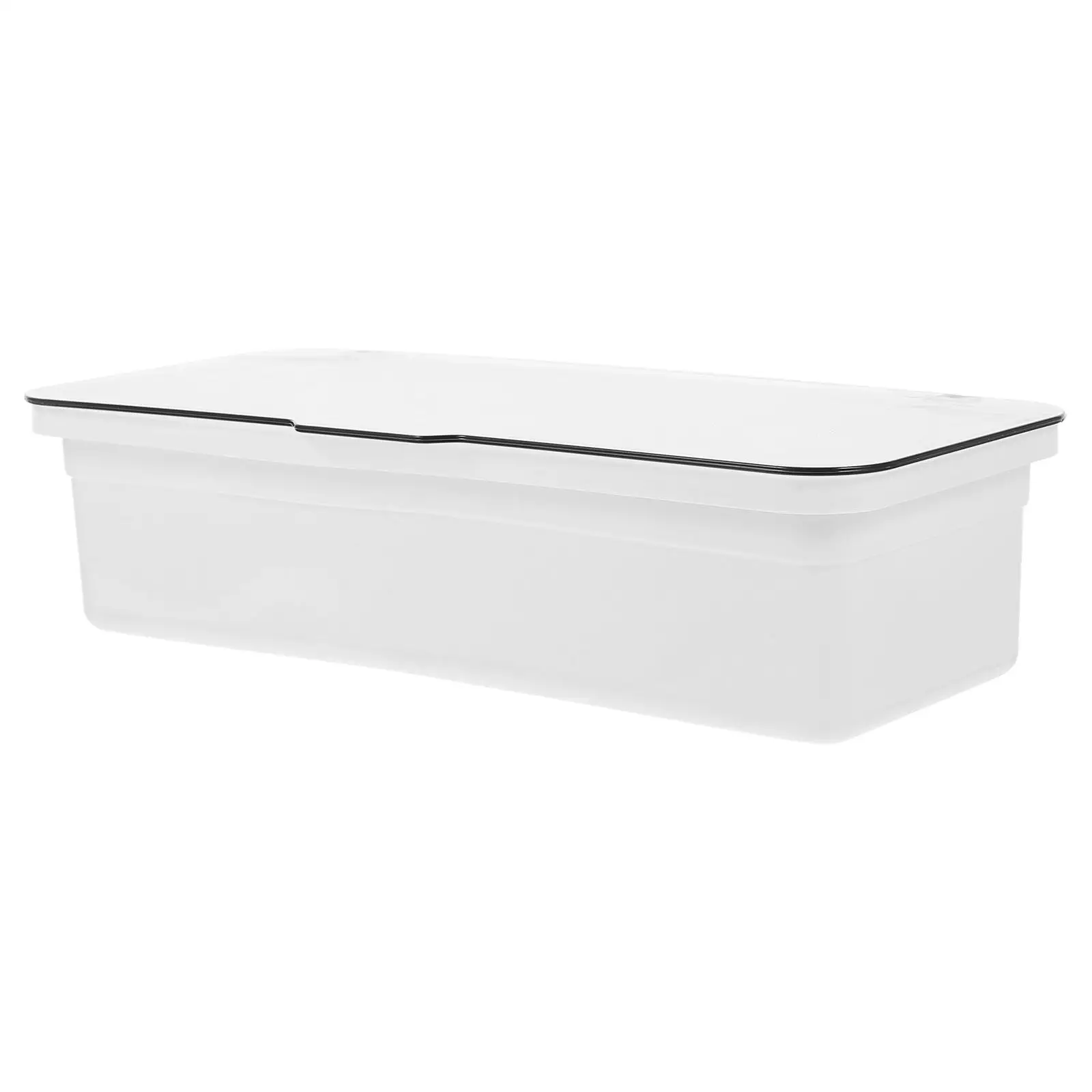 

Cutlery Storage Box Kitchen Utensil Holder Chopsticks Case Tray Plastic Covered Silverware ganizer Spacesaving