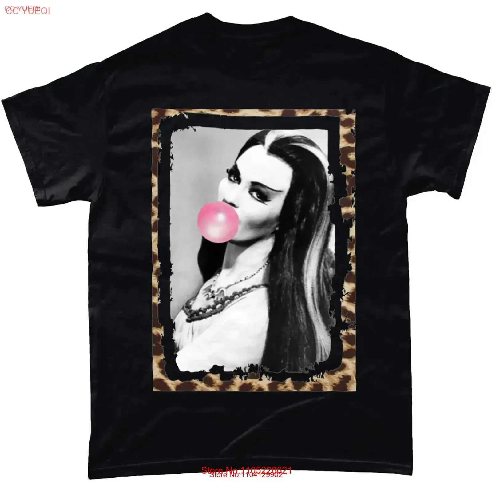 Bubblegum Lily Munster Cotton T Shirt vintage Washed homme Casual Stylish Top For Everyday Wear Comfortable Soft Breathable