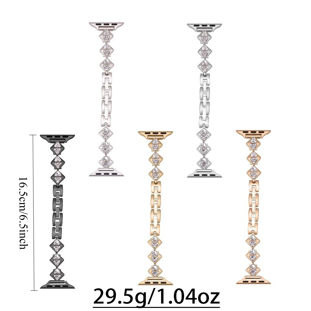 For Apple Watch Sparkling Band, suitable for sizes 38-49mm,compatible with iWatch S11-1 SE Ultra series(watch not included）