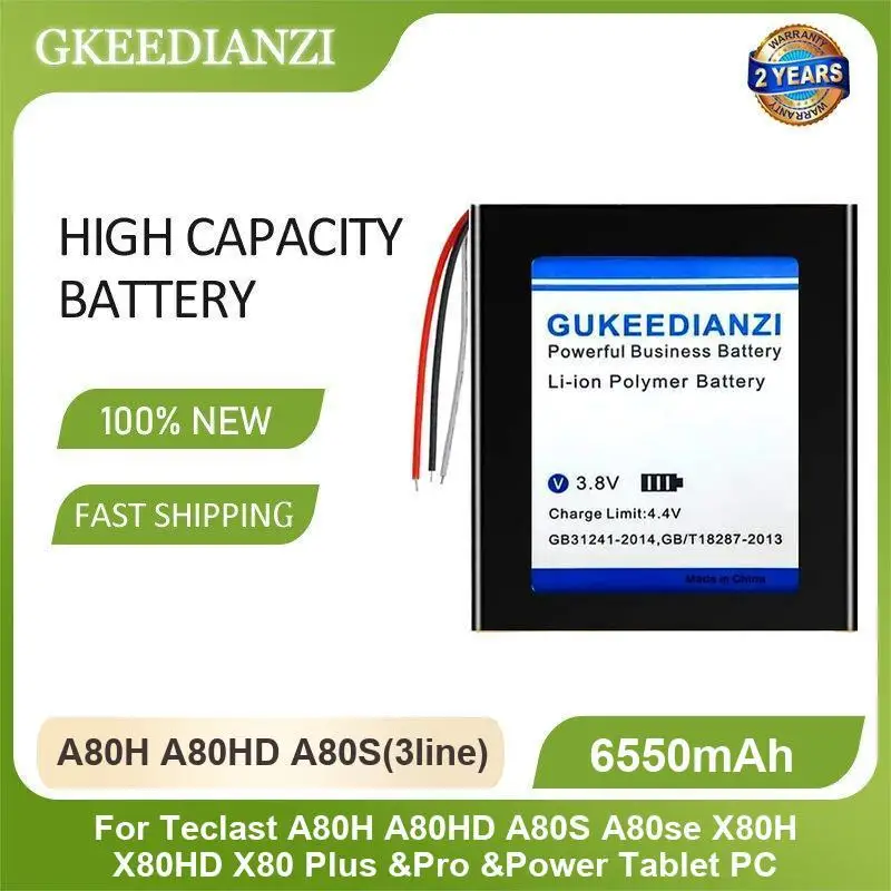 

Battery For Teclast A80H A80HD X5 X3 Plus X1 X2 Pro Tbook 10S Tbook10S X3Pro X3Plus A80S A80se X80H X80HD X80 Plus/Pro/Power
