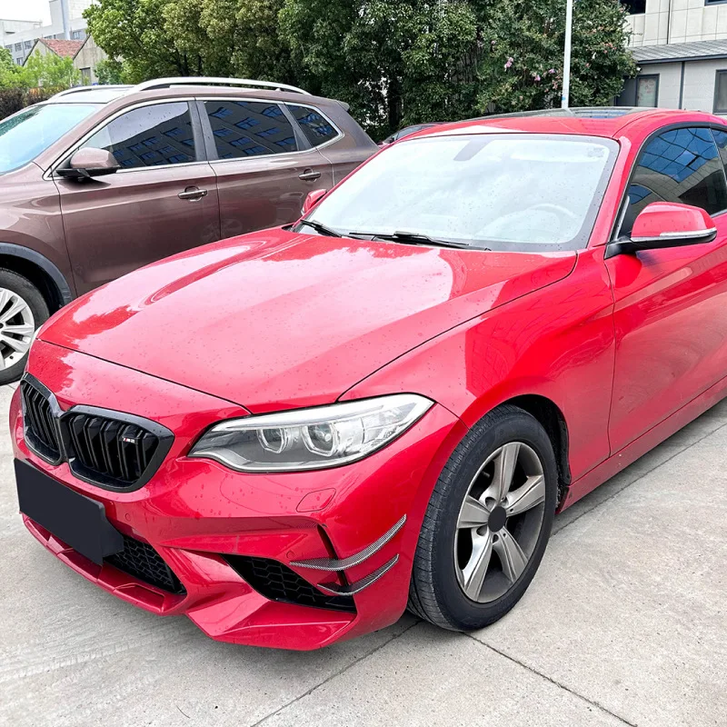 

Applicable To BMW 2 Series Bmw M2 F87 16-21 Front Air Knife Trend Grille Car Sticker Exterior Modification Accessories