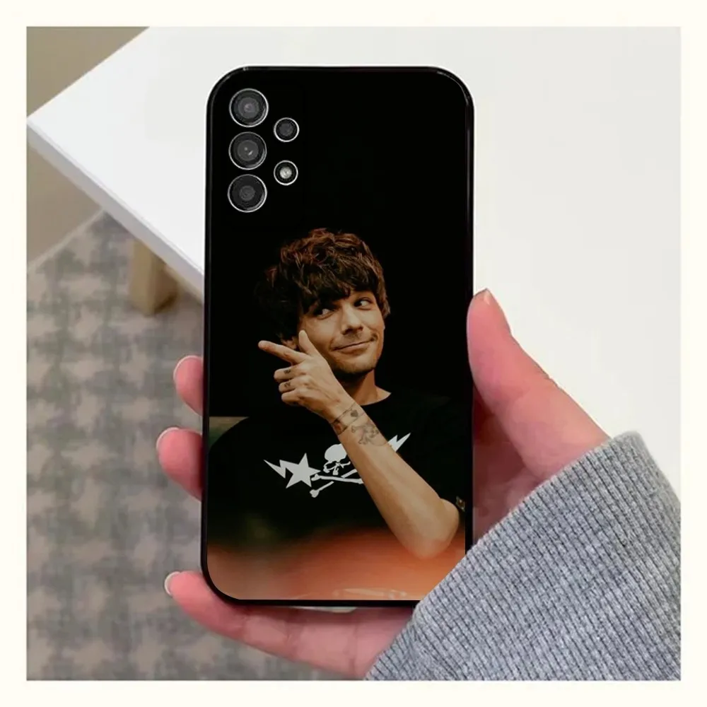 L-Louis Tomlinson Faith Future Phone Case For Samsung Galaxy A13,A21s,A22,A31,A32,A52,A53,A71,A80,A91 Soft Black Shell