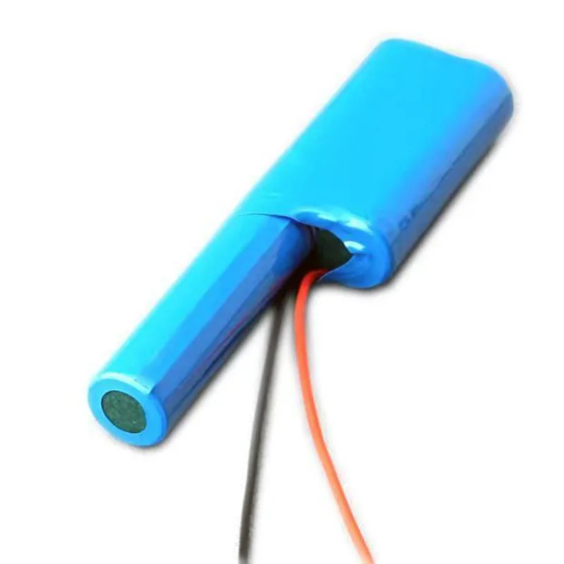 11.1V/12V 3400mAh 18650 Lithium Battery Pack, Air Pump, Vacuum Cleaner, Solar Light Fixture, L-Shaped Customized Audio Battery