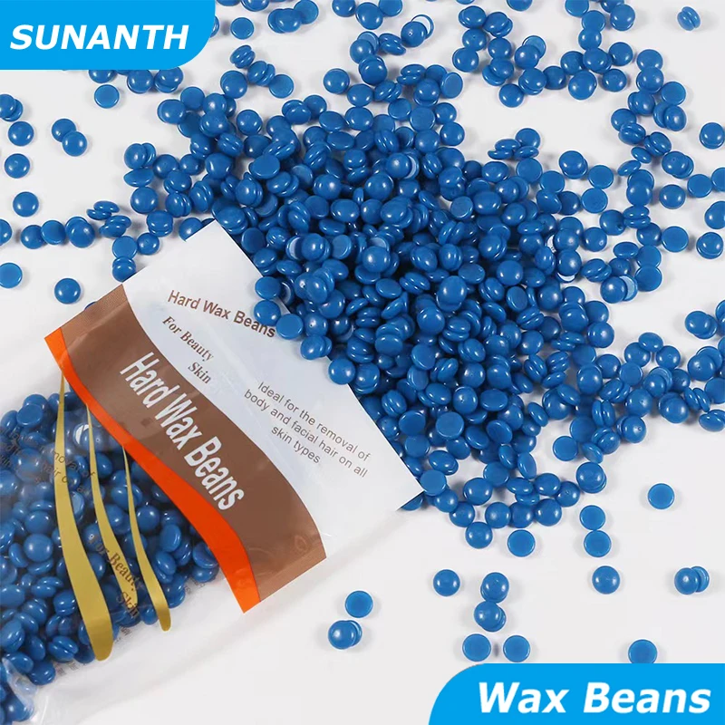 Твердые восковые бобы 1000 г/500 г/200 г/50 г для нагревателя воска, безболезненная депиляция, удаление волос на теле, фасоли, универсальный уход, незаменимый унисекс