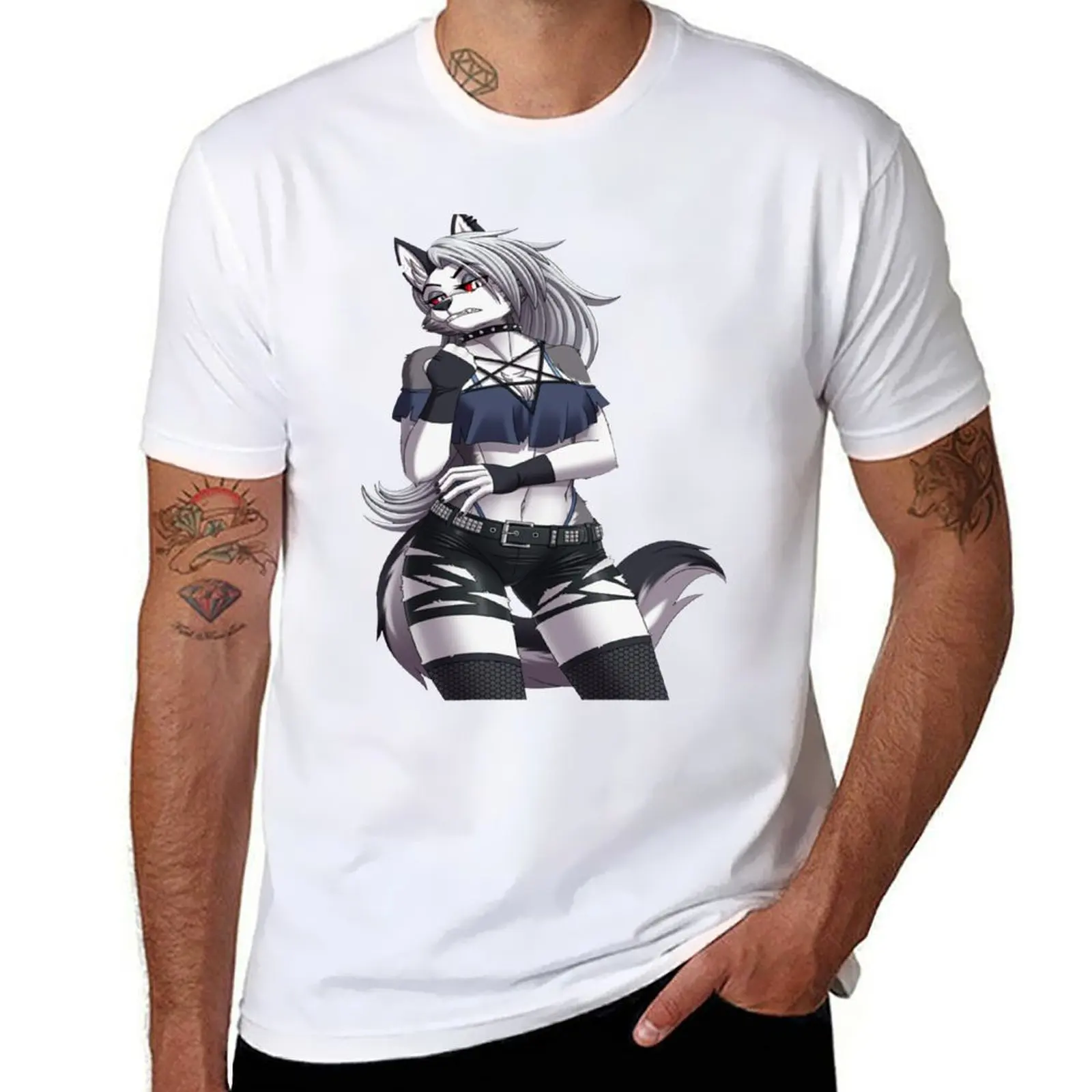 

Helluva Boss Loona T-Shirt Plus Size Loose Fit T-Shirt