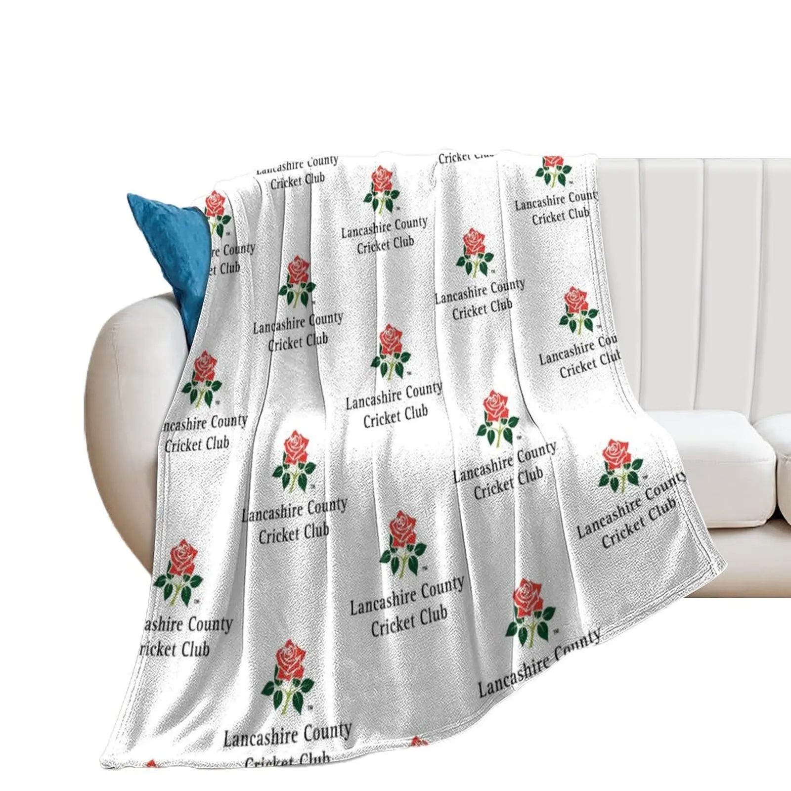 Lancashire County Cricket Club Throw Blanket halloween Furrys Blankets