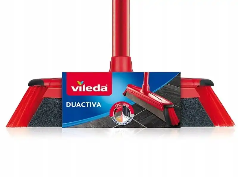 Bezem Vileda penseel Duactive met staaf 130cm