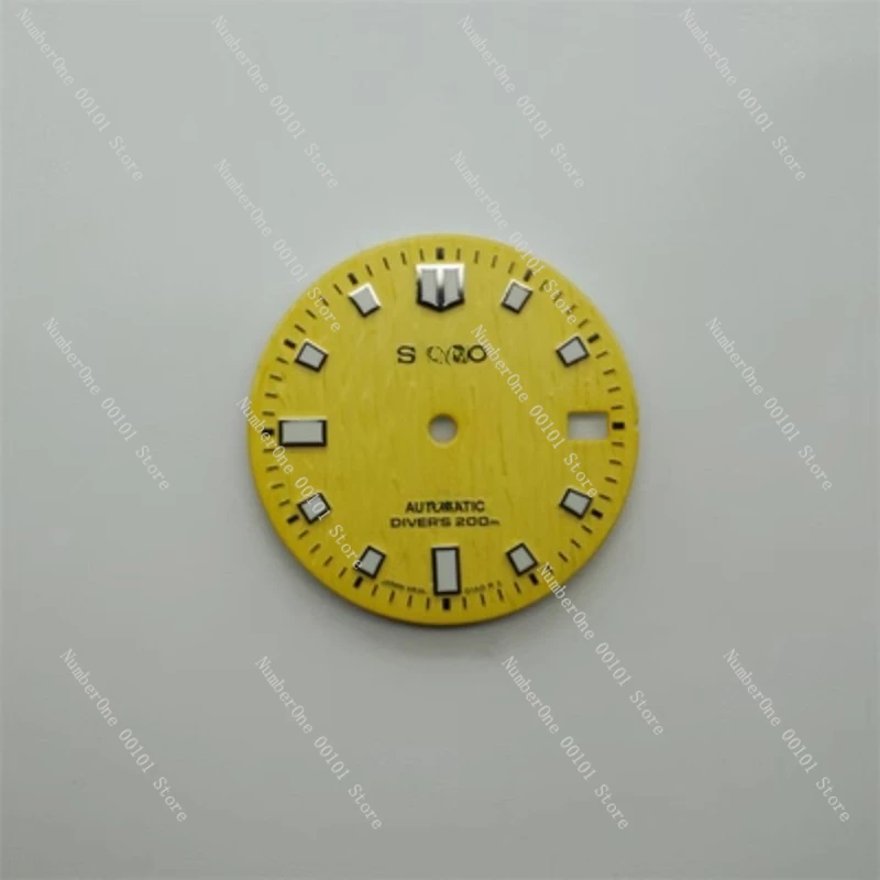 New nh35 case literal Yuanzu dial mechanical modification waterproof diving luminous NH36 disk assembly table