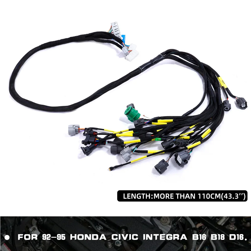 OBD1 B&D-series Tucked Engine Harness For Honda Civic Integra B16 B18 D16 CNCH-OBD1-1