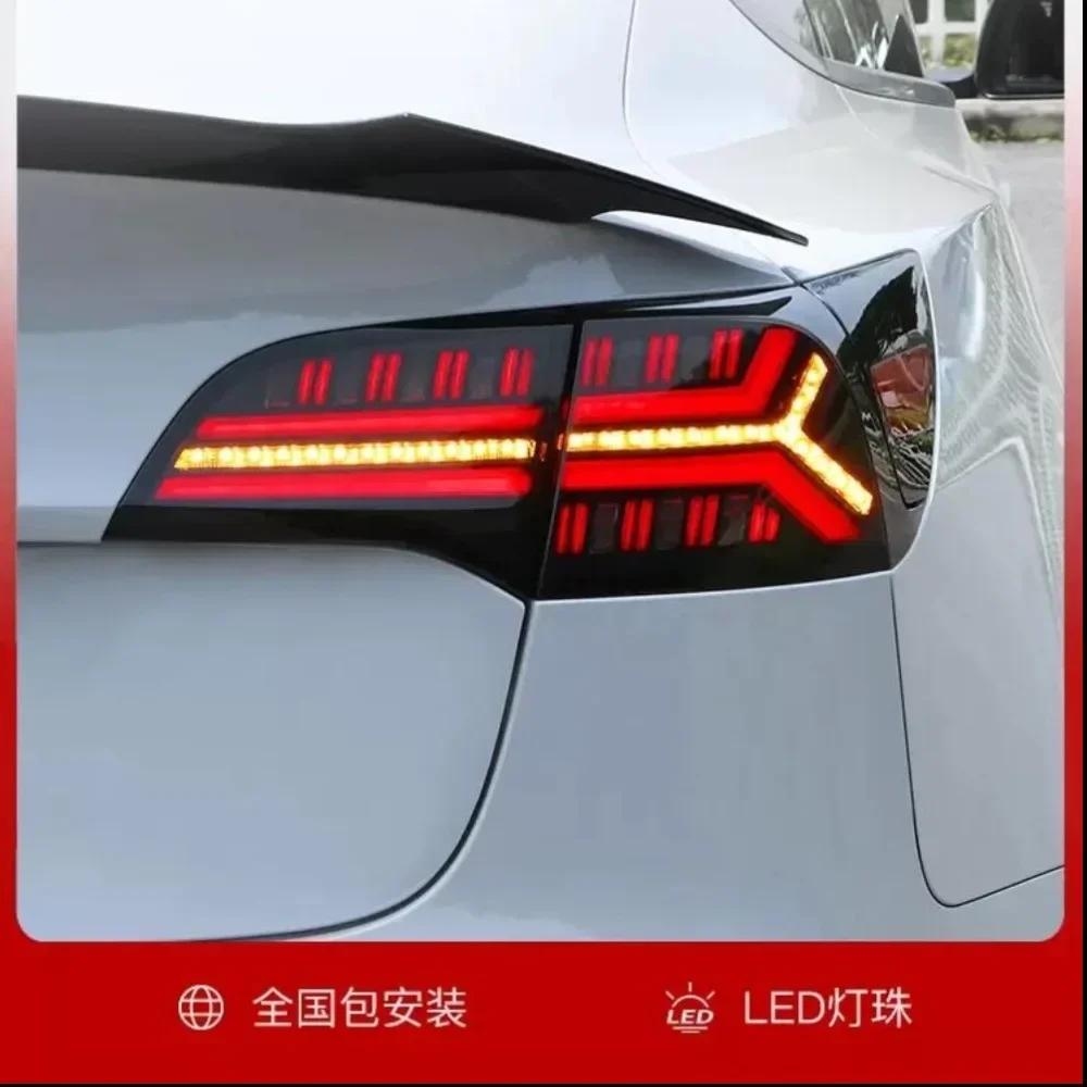 

Задний фонарь в сборе для Tesla model3 modelY, задний фонарь, задний стоп-сигнал, указатель поворота
