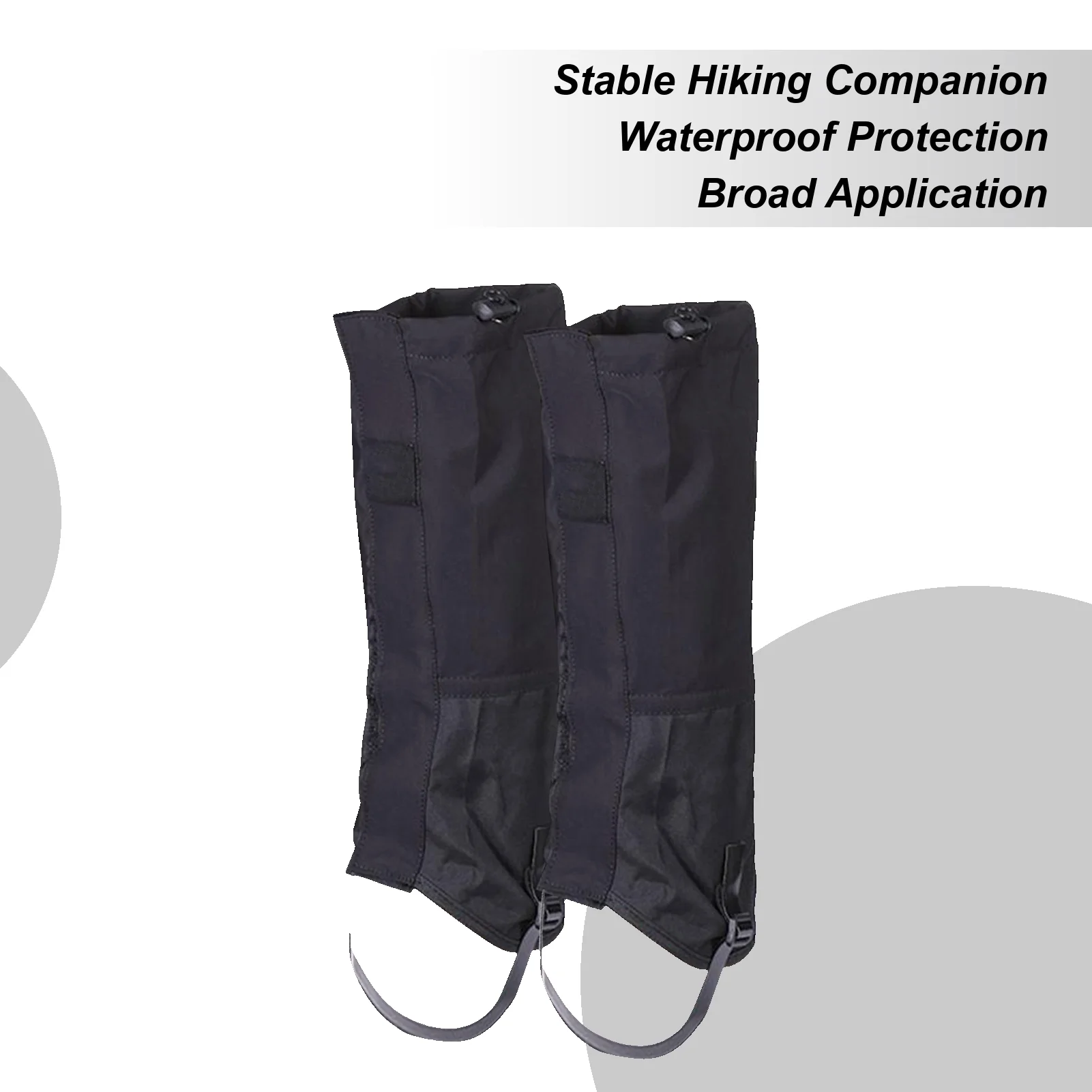 

Гетры для обуви, водонепроницаемые регулируемые гетры для зимних ботинок, дышащая защита для зимних ботинок, газон, зимние лыжи, дождь, женский бег