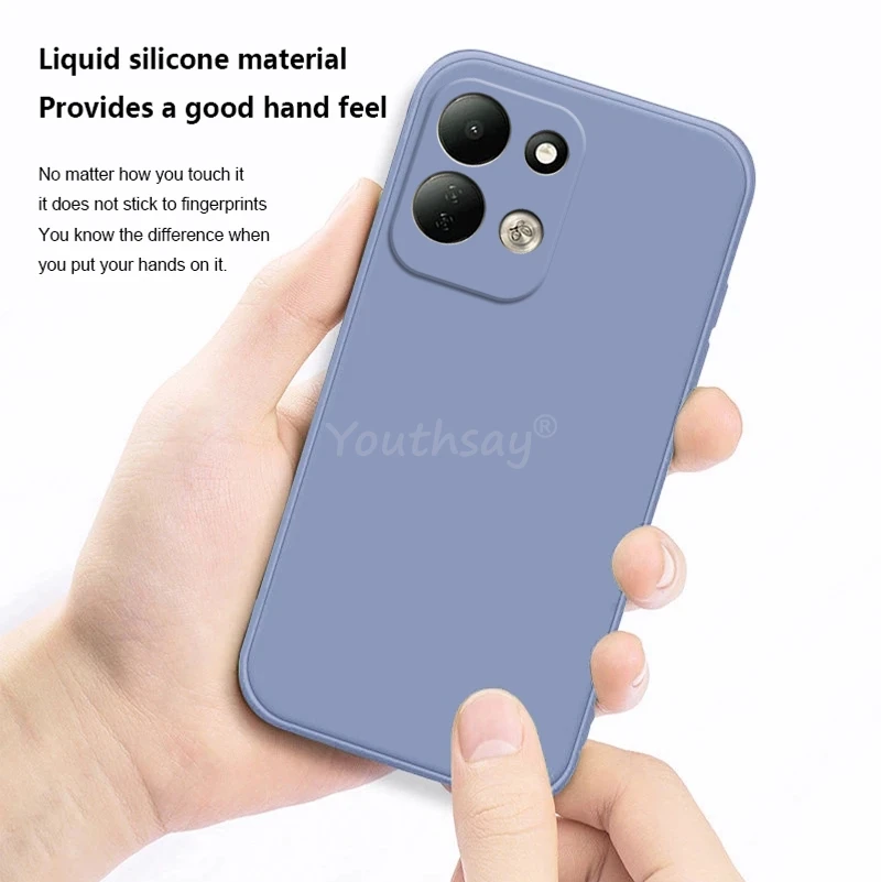 Für Xiaomi Redmi 17 Hülle Flüssigsilikon Einfarbige Weiche Hülle Redmi 17 Cover TPU Sturzsichere Handyhülle Redmi 17 Cover – Detail 2