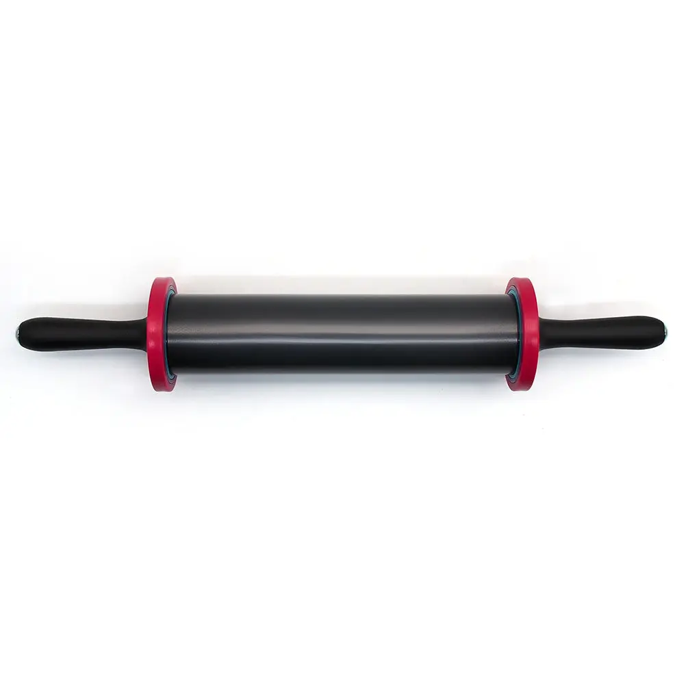 

Тяжелая скалка из нержавеющей стали, регулируемая, 19 дюймов, с регулировкой толщины, со съемными кольцами, для выпечки печенья и теста