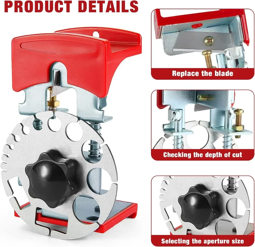 Universal Handheld Quick Wire Stripper Machine Cable Cutter Pliers Tool Cable Wire Stripping Machine with 10 Blades