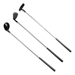 Mathiateur de putter en acier inoxydable pour enfants, poignées de golf amovibles, multifonctionnel, 80cm