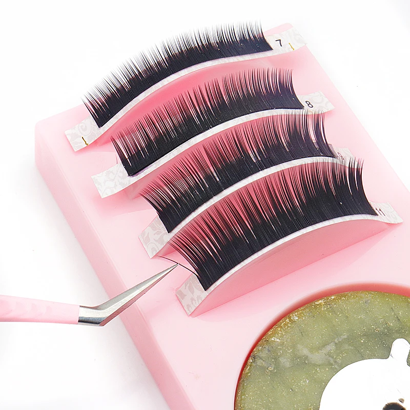 Eyelash Extension Tool Individual Glue Pallet Grafting False Lashes Jade Plate Pad  Adhesive Glue Stand Holde Makeup Tools